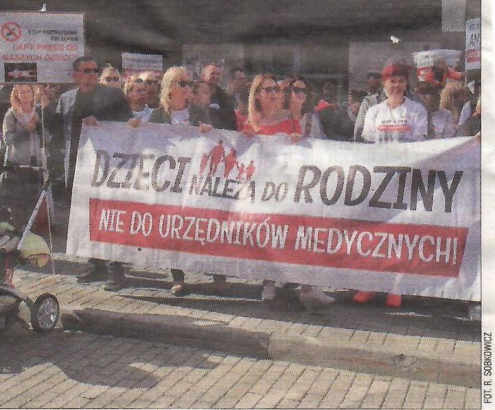 Banner z Marszu Wolności i Zdrowia